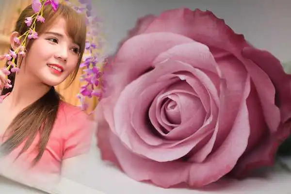 Play Pink Rose Photo Frame