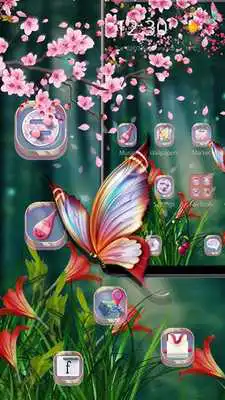 Play Pink Sakura Butterfly Theme