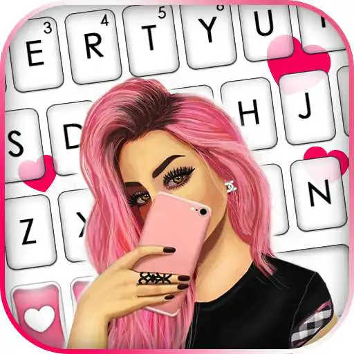 Play Pink Selfie Girl Keyboard Background APK Play Pink Selfie Girl Keyboard Background APK
