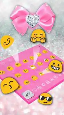 Play Pink Silver Luxury Bow Keyboard Play Pink Silver Luxury Bow Keyboard