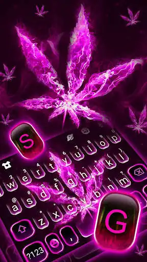 Play Pink Smokey Weed Keyboard Theme as an online game Pink Smokey Weed Keyboard Theme with UptoPlay