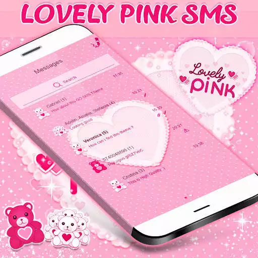 Play Pink SMS Themes as an online game Pink SMS Themes with UptoPlay