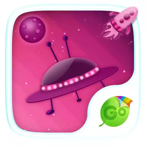 Free play online Pink Space Keyboard Theme  APK