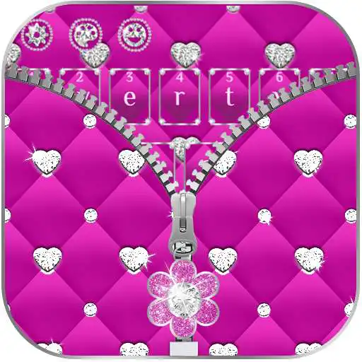Free play online Pink Sparkle Zipper Girly Diamond Keyboard APK Free play online Pink Sparkle Zipper Girly Diamond Keyboard APK
