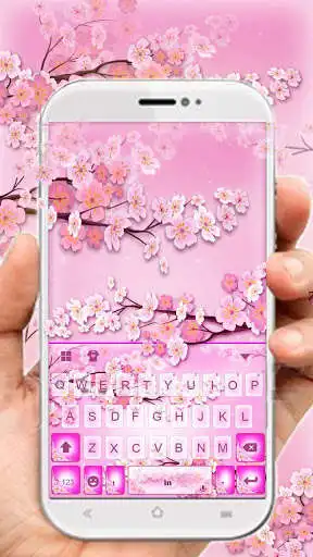 Play Pink Spring Blossom Keyboard Theme  and enjoy Pink Spring Blossom Keyboard Theme with UptoPlay