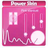 Free play online Pink stardust Poweramp Skin APK