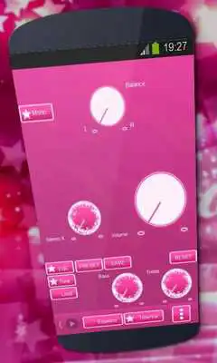 Play Pink stardust Poweramp Skin