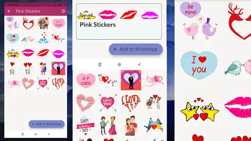 Play Pink Stickers WAstickerapps  and enjoy Pink Stickers WAstickerapps with UptoPlay