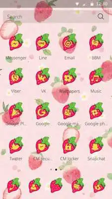 Play Pink Strawberry Theme Play Pink Strawberry Theme