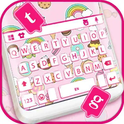 Play Pink Sweets Doodle Keyboard Theme APK Play Pink Sweets Doodle Keyboard Theme APK