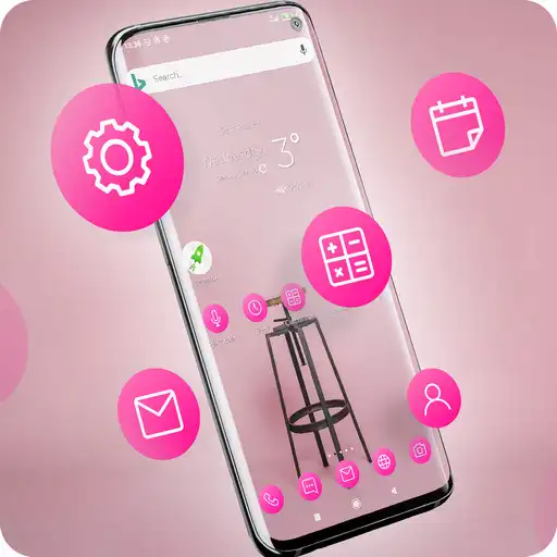 Play Pink Theme for Monadon Launcher APK