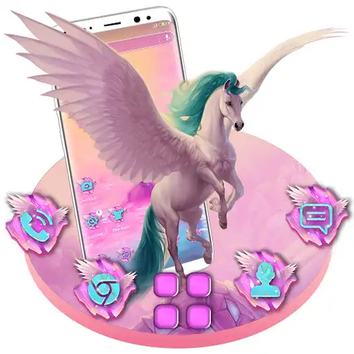Play Pink Unicorn Launcher Theme APK