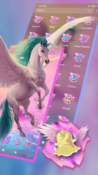 Play Pink Unicorn Launcher Theme  and enjoy Pink Unicorn Launcher Theme with UptoPlay