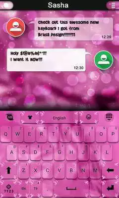 Play Pink Velvet Keyboard Theme