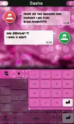 Play Pink Velvet Keyboard Theme