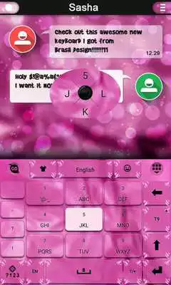 Play Pink Velvet Keyboard Theme