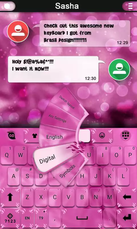Play Pink Velvet Keyboard Theme