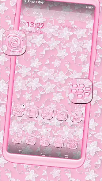 Play Pink White Flower Theme