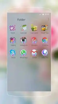 Play Pink White Flower Theme