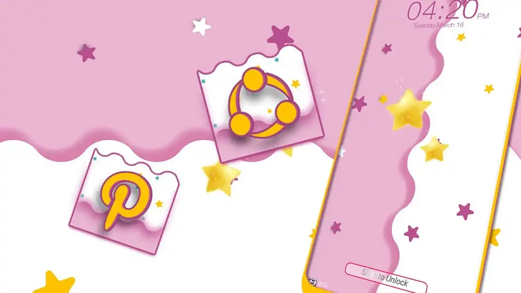 Play Pink White Wave Theme as an online game Pink White Wave Theme with UptoPlay