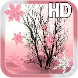 Free play online Pink Winter Live Wallpaper APK