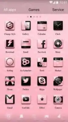 Play Pink X Pink GO Launcher Theme