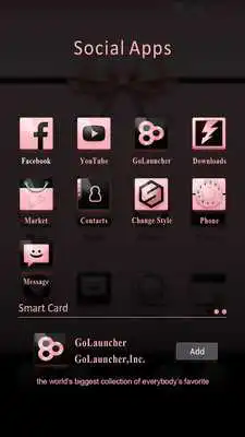 Play Pink X Pink GO Launcher Theme