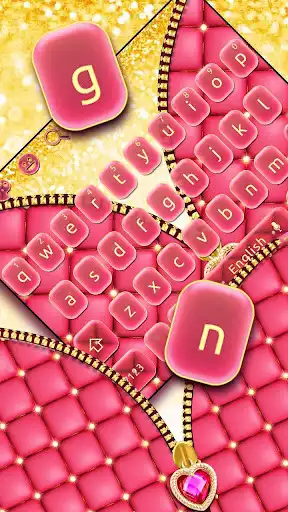 Play Pink Zipper Keyboard Theme  and enjoy Pink Zipper Keyboard Theme with UptoPlay