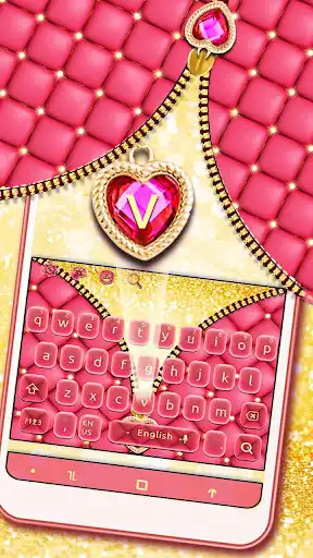 Play Pink Zipper Keyboard Theme as an online game Pink Zipper Keyboard Theme with UptoPlay
