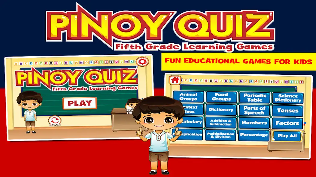 Play Pinoy Kids Grade 5 Games