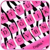 Free play online Pinto Zebra Pink Keyboard APK