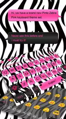 Play Pinto Zebra Pink Keyboard