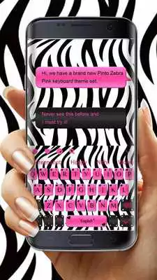 Play Pinto Zebra Pink Keyboard