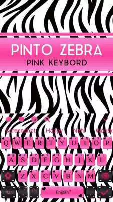 Play Pinto Zebra Pink Keyboard