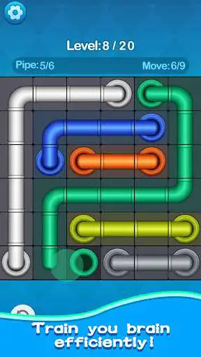 Play Pipe Man-Connect Color Line as an online game Pipe Man-Connect Color Line with UptoPlay