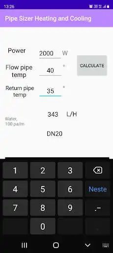 Play Pipe Sizer Heating and cooling  and enjoy Pipe Sizer Heating and cooling with UptoPlay