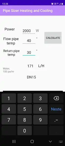 Play Pipe Sizer Heating and cooling as an online game Pipe Sizer Heating and cooling with UptoPlay