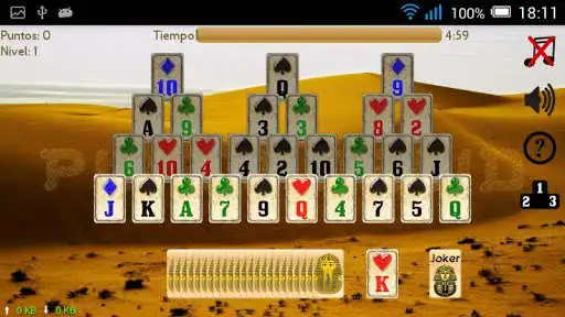 Play Piramidroid. Pyramid Solitaire. Card game  and enjoy Piramidroid. Pyramid Solitaire. Card game with UptoPlay