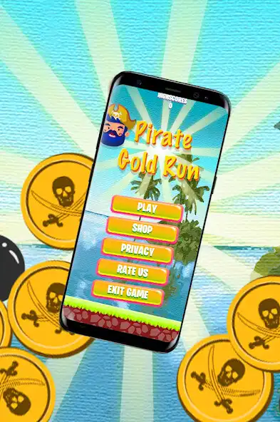 Play Pirate Gold Run as an online game Pirate Gold Run with UptoPlay