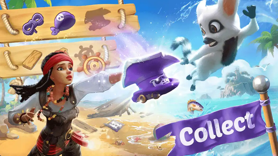 Play Pirate Merge Adventure as an online game Pirate Merge Adventure with UptoPlay