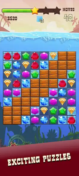 Play Pirate Saga: Match 3 as an online game Pirate Saga: Match 3 with UptoPlay