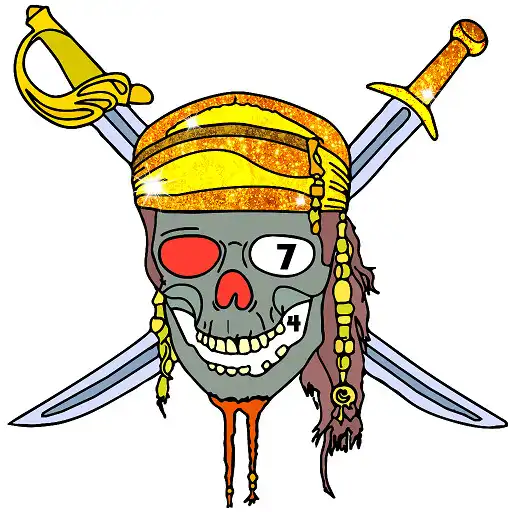 Play Pirates Color by Number: Glitter, Crayon, Painting APK