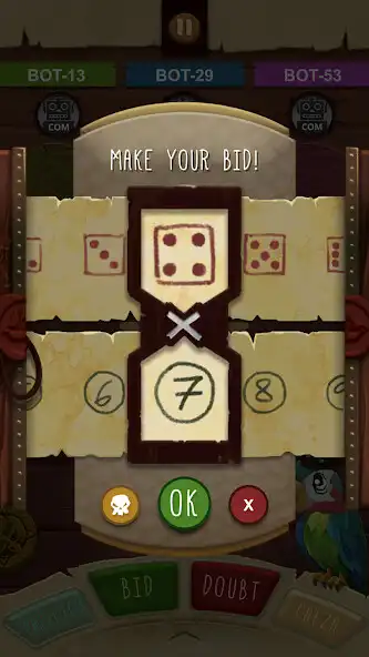 Play Pirates Dice as an online game Pirates Dice with UptoPlay
