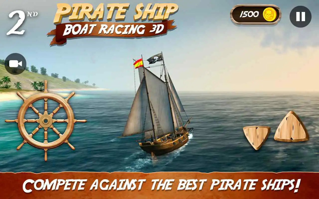 Play Pirate Ship Boat Racing 3D