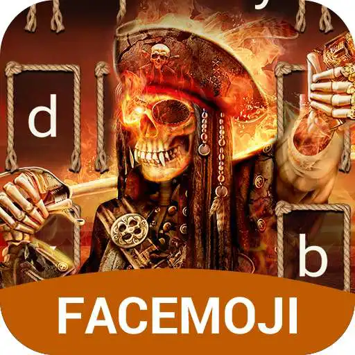 Free play online Pirate Skull keyboard theme  APK