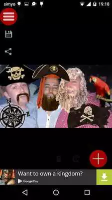 Play Pirates photo stickers