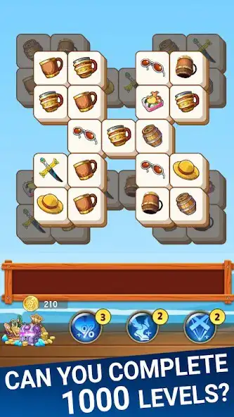 Play Pirate Treasure: Match 3 Tiles  and enjoy Pirate Treasure: Match 3 Tiles with UptoPlay