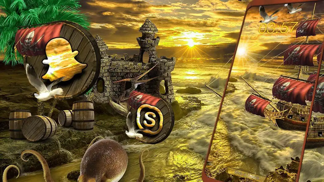 Play Pirate War Ship Theme as an online game Pirate War Ship Theme with UptoPlay