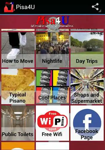 Play Pisa4U Pisa Tourist Guide as an online game Pisa4U Pisa Tourist Guide with UptoPlay