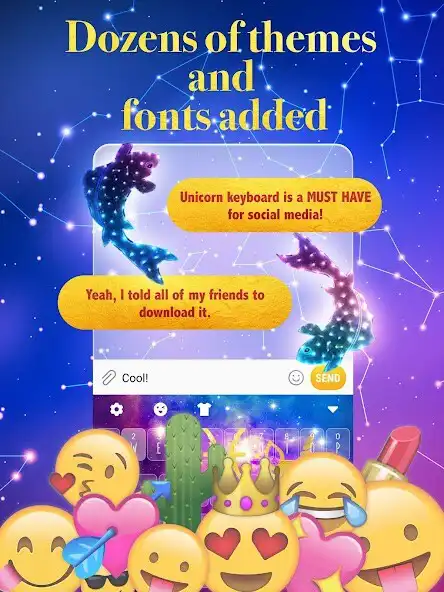 Play Pisces Horoscope Unicorn Keyboard Theme for Girls as an online game Pisces Horoscope Unicorn Keyboard Theme for Girls with UptoPlay